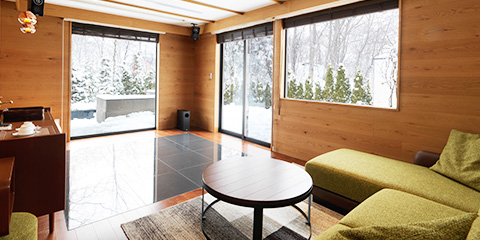 ワーケーションルーム(スパリビング付きツインルーム)